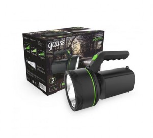 Gauss Фонарь прожекторный 7W 200lm акк. Li-ion 3000mAh GF601