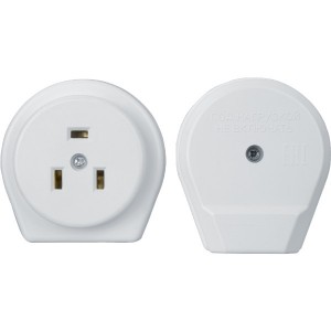 Navigator Розетка РШ-ВШ 32A 250V 2P+PE, ОУ, белая, АБС-пластик, NCA-C01-32A-250-WH, 14346