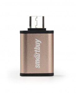 адаптер Type-C to USB-A 3.0 Smartbuy, золотистый (SBR-OTG05-GD)