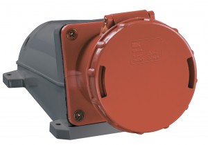 IEK силовая розетка CEE (разъем) 134 стационарная 3Р+РЕ 63А 380В IP54