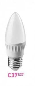 ОНЛАЙТ свеча C37 E27 12W(900lm) 2700K 2K38x108 OLL-C37-12-230-2.7K-E27-FR 90057