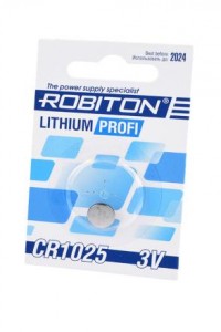 Э/п Robiton PROFI R-CR1025-BL1 CR1025 BL1, 14625