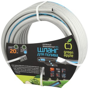 GREEN APPLE Шланг для полива GATH-1220 армированный усилен. NTS 12 мм (1/2")x20 м 59141