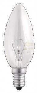 JAZZWAY B35 E14 40W свеча прозрачная .3320539