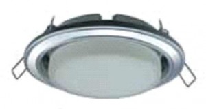 Ecola GX53 H4 св-к  2 цв.Серебро-хром-серебро 38x106 FH53H4ECB