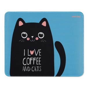 Игровой коврик для мыши Smartbuy Cat S-size Кофе и Котики (SBMP-104-CT)/50