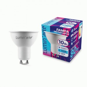 Lumin'arte лампа св/д PAR16 GU10 10W (800lm) 6500К 6К 54x50 LSTD-PAR16-10W6KGU10