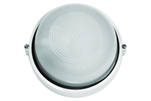 Camelion 1302S C01 св-к влагозащит. баня 130° IP54 60W E27 круг белый НБП 03-60-001 УХЛ1