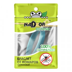 Nadzor Botanic Браслет От комаров, силикон (с эфирными маслами) BRBIO3
