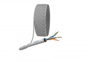 ЭРА SIMPLE Кабель витая пара U/UTP 4PR 4х2х24 AWG Cat5e CCA PVC 25м 3083