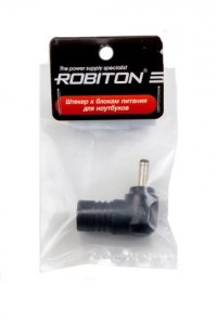 Штекер к блоку питания Robiton NB-MH 3,5x1,35/10мм BL1, 11797
