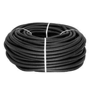 EKF PROxima Труба гофр. ПНД Plast с зондом d32мм (25м.) черная tpnd-32-25m