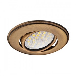 Ecola DH03 MR16 GU5.3 св-к поворот.выпукл. Бронза 25x88 FB1601EFS