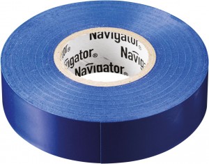 Navigator изолента ПВХ 15/20  синяя (10!) 71107