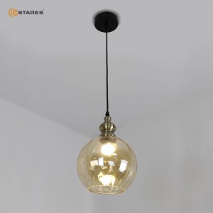 Estares св-к декор. накл ZAR one R 1xE27 max. 25w 200x1050 черный/золотой/прозрачный