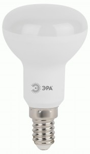ЭРА лампа св/д стандарт рефлектор R50 E14 6W(480lm) 3000K 2K матовая R50-6W-827-E14 83x50 56751