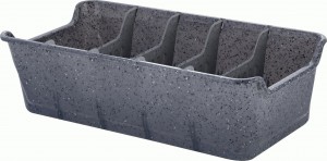Корзинка (органайзер) для специй Stone, темный камень SE111010026 Sugar&Spice