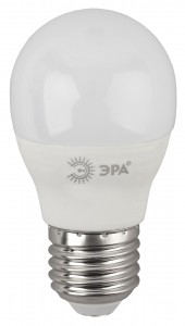 ЭРА ECO шар P45 E27 10W (800lm) 2700K 3K P45-10W-827-E27 R 90х45