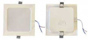 Ecola св-к встр. св/д даунлайт с драйвером внутри 20W 6500K 6K квадрат 165x165x28 2011 DNRD20ELC