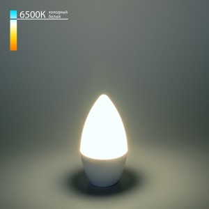 ES Свеча СD LED 6W 6500K E14 (10!)  a049162