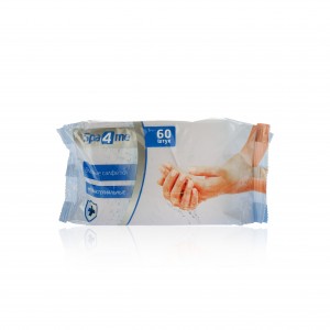 Влажные салфетки антибактер. 60шт дорожные Spa4Me (4!)