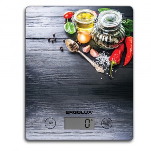 Весы кухон. эл. ERGOLUX ELX-SK02-С02 Специи, до 5 кг, 20*14см, ЖК дисплей, 1xCR2032  84638