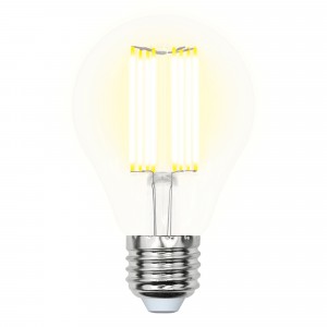 Uniel Sky ЛОН A70 E27 23W(3000lm 360°) 3000K 2K филамент прозрачная 70x120 LED-A70-23W/3000K/E27/CL