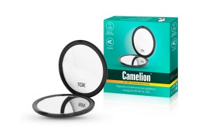 Camelion M148-SL св-к зеркало двойное складное, увеличение в 10 раз, черное