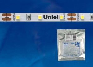 Uniel лента св/д ULS-2835, 24V 6W/m 60LED/m 8мм IP20, 4000K белый свет (интерьерная) 5м, 7860