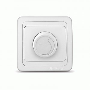 UNIVersal Валери диммер СУ 1 кл. бел. 500Вт (пласт. осн., 250В) В0101