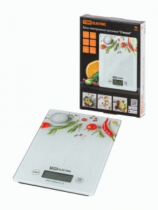 Весы кухон. эл. "Специи", стекло, до 5кг, дел 1г, SQ4025-0001 TDM