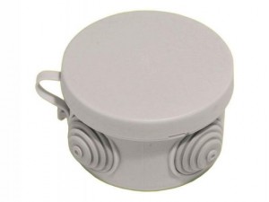 HEGEL коробка распред. 65х40 ОУ 4 ввода с крышкой IP55 КР2601