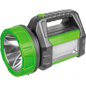 Navigator фонарь-прожектор/кемпинг NPT-SP18-ACCU(акк.4V2Ah,250lm) 1св/д 5W+20св/д10W,сер/зел., 14032