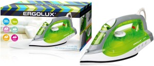 Утюг паровой электр. ERGOLUX ELX-SI02-C34 тефлон, 2000W 220-240V салатовый  81651