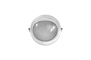 Camelion 1304S C01 св-к влагозащит. баня 130° IP54 60W E27 круг реснички белый НБП 03-60-002 УХЛ1