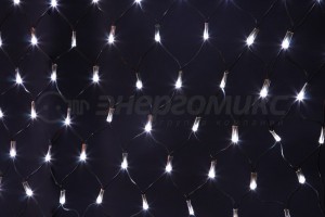 Гирлянда-сетка ул. 2х0,7м, черн. ПВХ, 176LED Белые 215-011 Neon Night