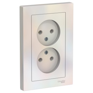 Schneider AtlasDesign роз. СУ 2 мест. жемчуг (пласт. осн.) ATN000420
