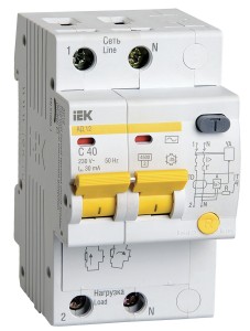 IEK дифф. автоматический выкл. АД12 2P 40А 30мА