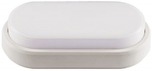 Jazzway св-к св/д IP65 8W (600lm) 4000K 160х90х45 овал белый 4K PBH-PC2-OA .1035653