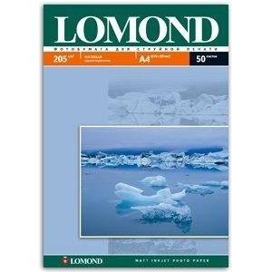 Фотобумага Lоmond матовая 50лист. A4 205г/м2 (0102085) 18шт/к