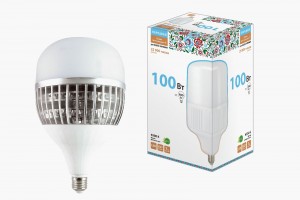 TDM Лампа св/д высокомощ. T-100 100W(9000lm) 6500К 6K E27 220V 150x253мм НАРОДНАЯ SQ0340-1588