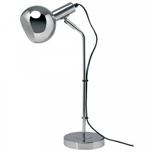 Uniel UML-B702 св-к настольный, 60W Е14 мех. выкл. серебристый SILVER
