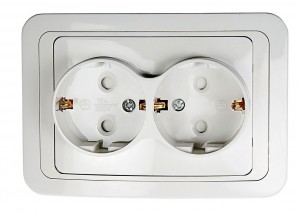 ASD/InHome CLASSICO роз. СУ 2 мест. 16А бел. (земля, шторки, керам. осн.) 2128x