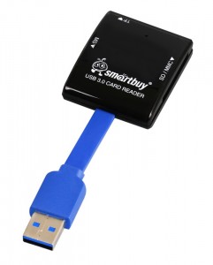Картридер USB 3.0 Smartbuy черный (SBR-700-K)