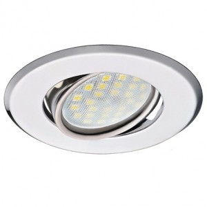 Ecola DH09 MR16 GU5.3 св-к поворот.плоский Хром 25x90 FC1603EFS