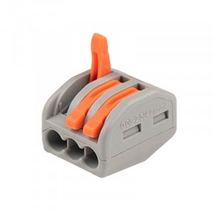 Jazzway клемма с рычагом СМК 222-413 3х(0,08-2,5(4)мм2) 32А, PTC-3P (уп.50шт, цена за шт) 5050822