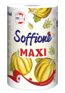 Полотенца бумажные  2 слоя 1 рулон Soffione Макси