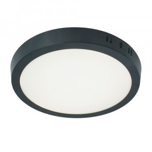 Feron св-к св/д 24W 1760lm 4000К 4K 90LED IP40 круг/черный AL504 51075