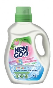 Кондиционер концентрат для детского белья Молоко с мёдом 1л KENGOO ЭКО