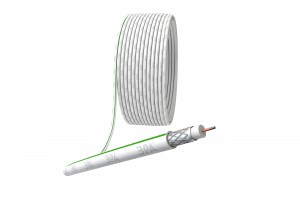 ЭРА SIMPLE Кабель SAT 703 B,75 Ом, CCS/(оплётка Al, 75%), PVC, 10 м, белый